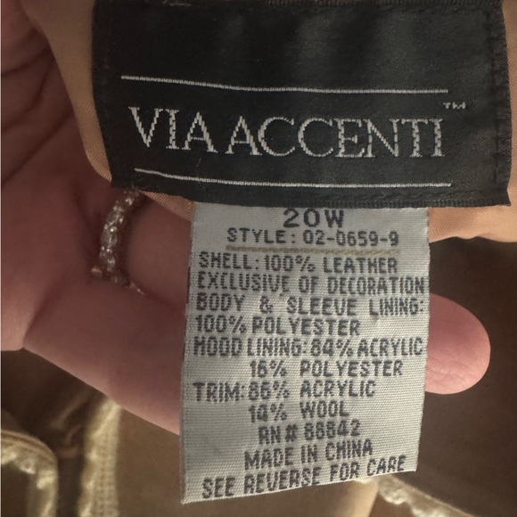 Via Accenti vintage embroidered fringe coat - Picture 11 of 11